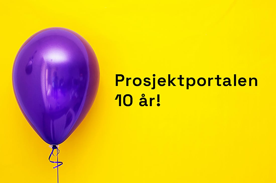 Prosjektportalen er 10 år